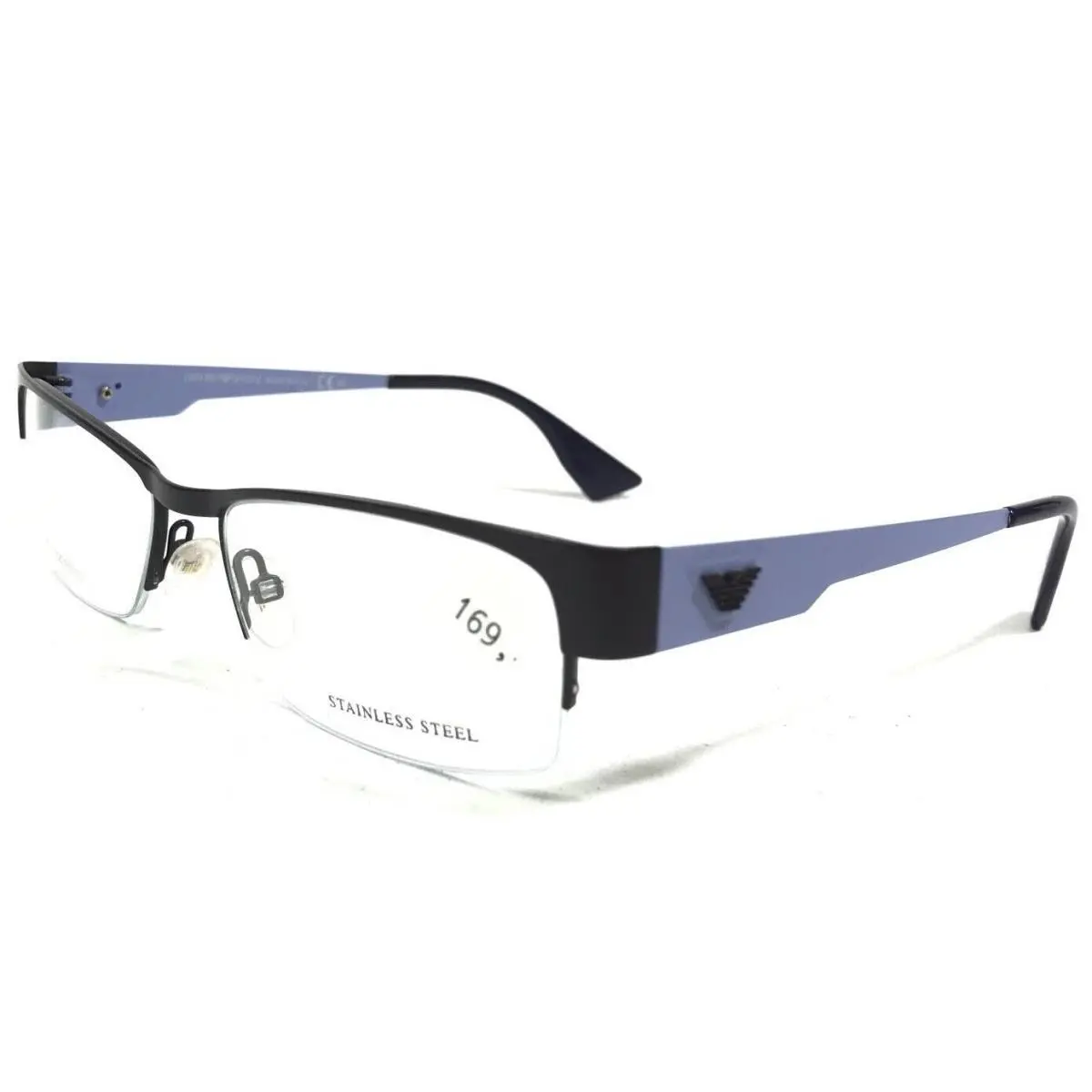 Eyeglasses Frames EA9651 Lxh Purple Rectangular 51-16-140 by Emporio Armani