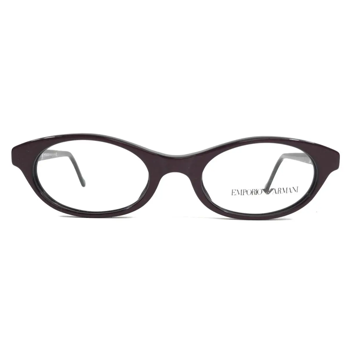 Eyeglasses Frames 556 244 Dark Purple Oval Full Rim 48-19-140 by Emporio Armani