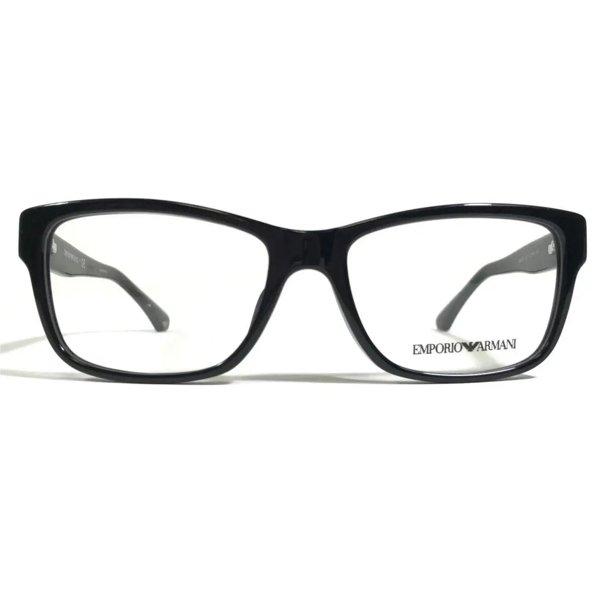 Eyeglasses Frames EA3051F 5017 Black Square Full Rim 53-16-140 by Emporio Armani