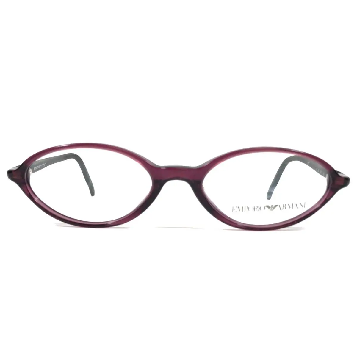 Petite Eyeglasses Frames 617 368 Clear Purple Black 48-17-135 by Emporio Armani