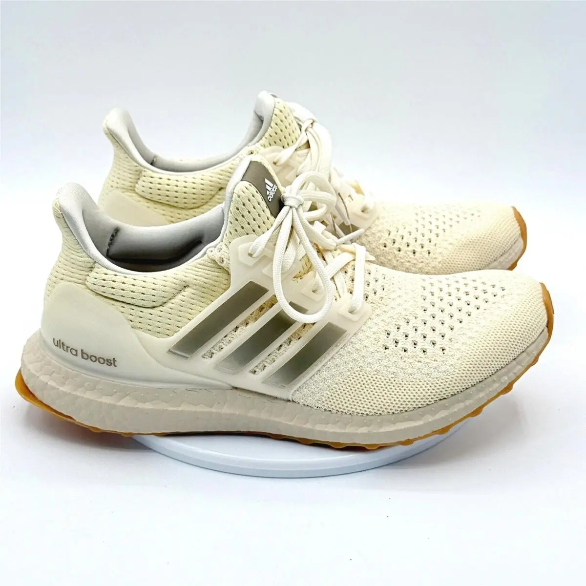 Adidas Ultraboost 1.0 Size 7 Womens Off White/metallic/vanilla JS1265