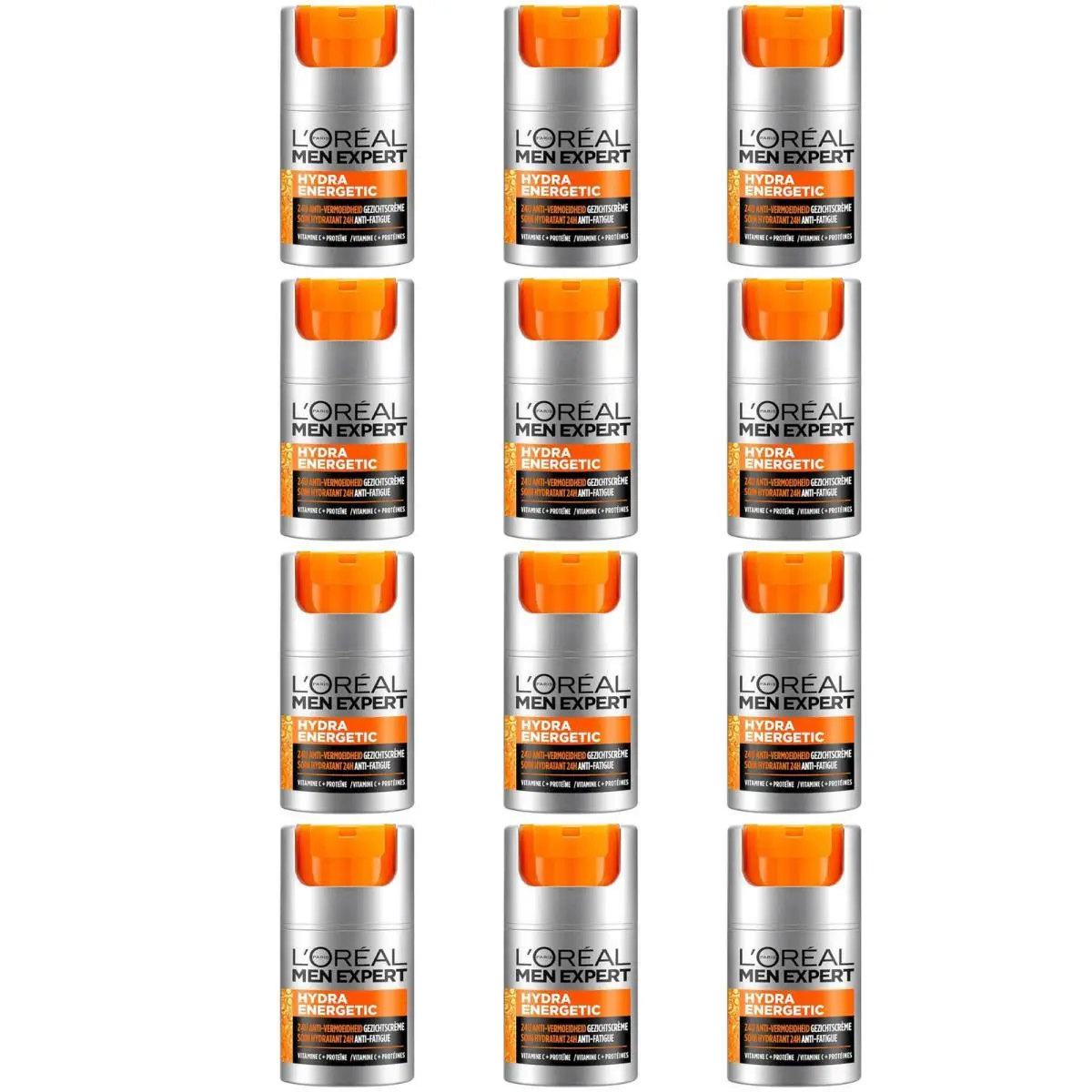 12-PACK Loreal Paris Men Expert Hydra Energetic Daily Anti-fatigue Lotion 1.6 oz by L'Oréal