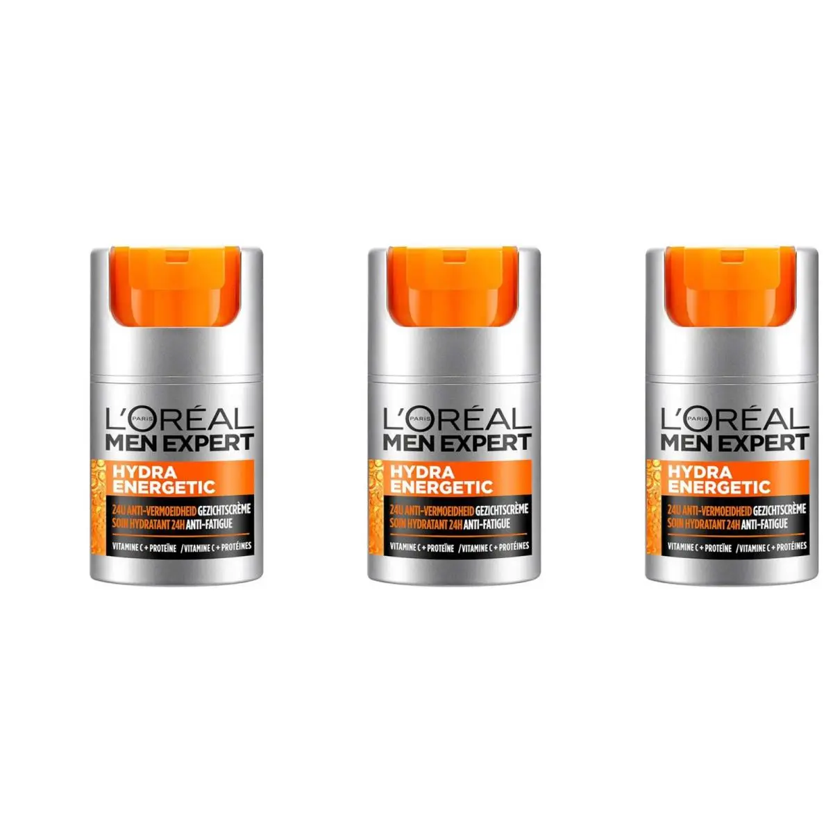 3-PACK Loreal Paris Men Expert Hydra Energetic Daily Anti-fatigue Lotion 1.6 oz by L'Oréal