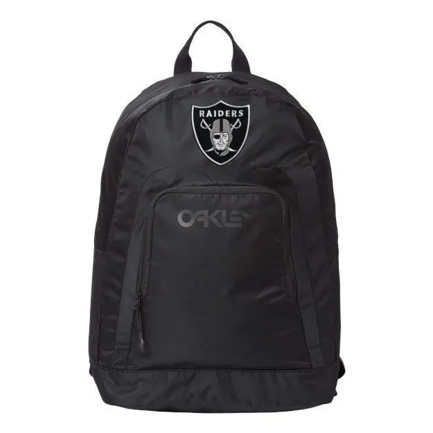 Oakley x Las Vegas Raiders Patch 23L Backpack Black Made IN Usa Limited