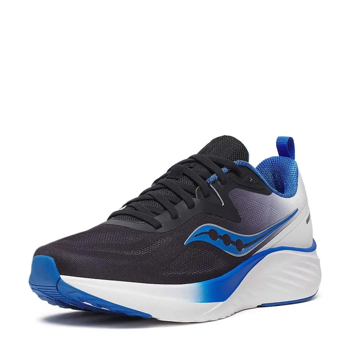 Men`s Saucony Lancer 3 Running Shoe S28226-11 Black / Skydiver Fabric