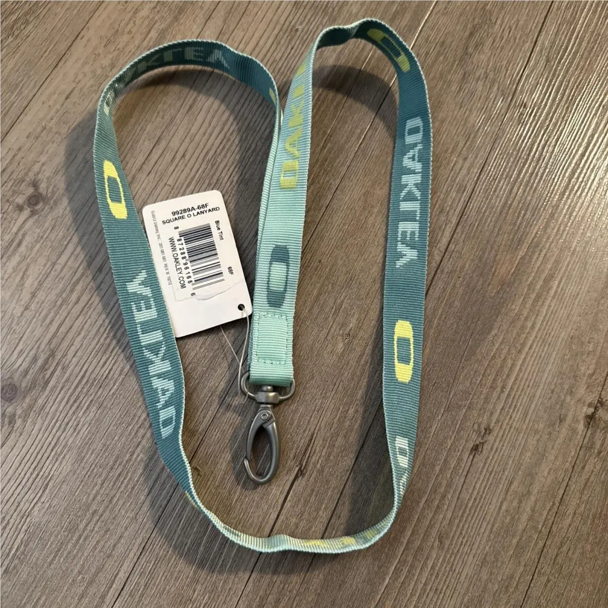 Square O Key Lanyard Blue Tint by Oakley