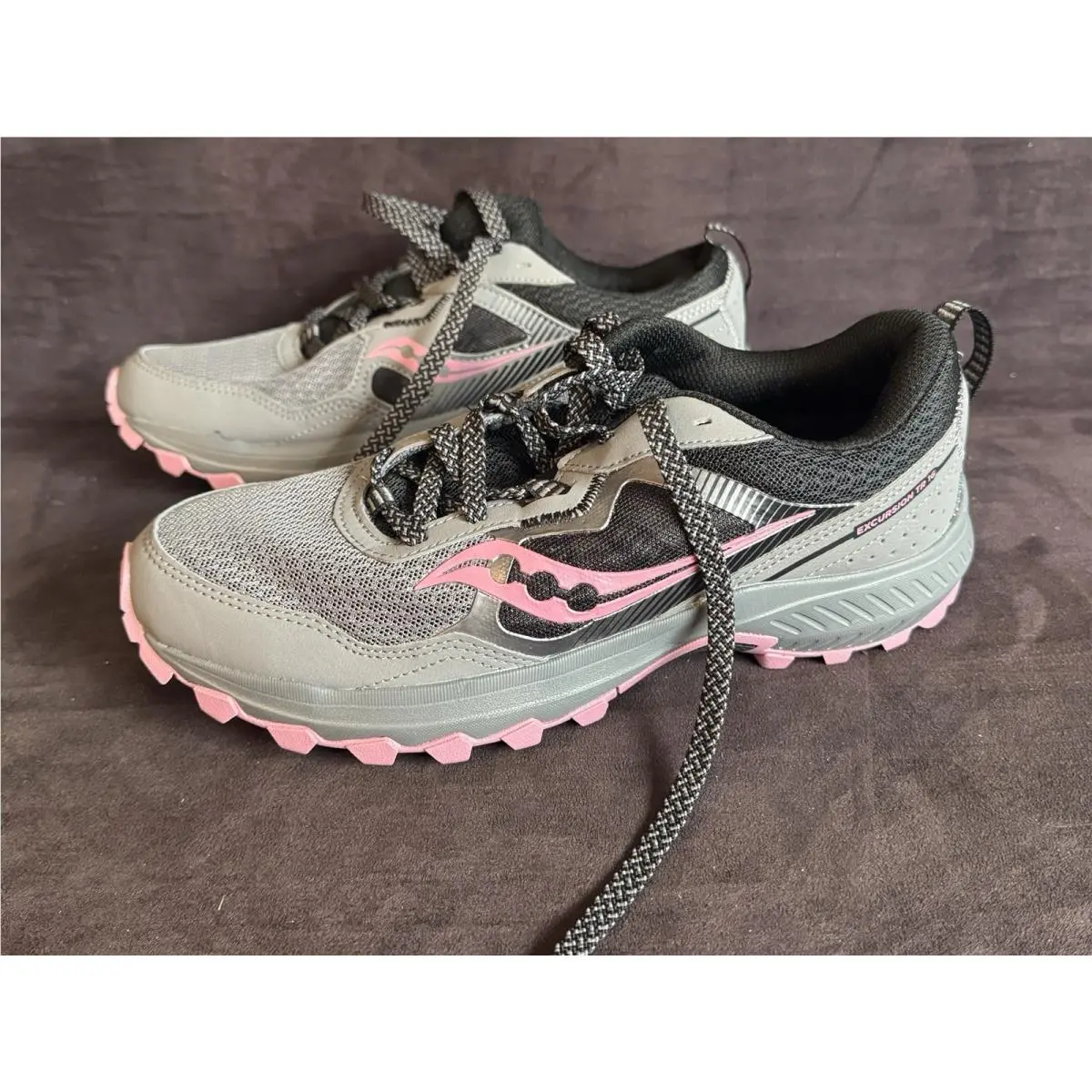 Saucony shoes - Saucony Excursion TR16 - Excursion - Charcoal / Rose (UPC: 0195018404350) 0