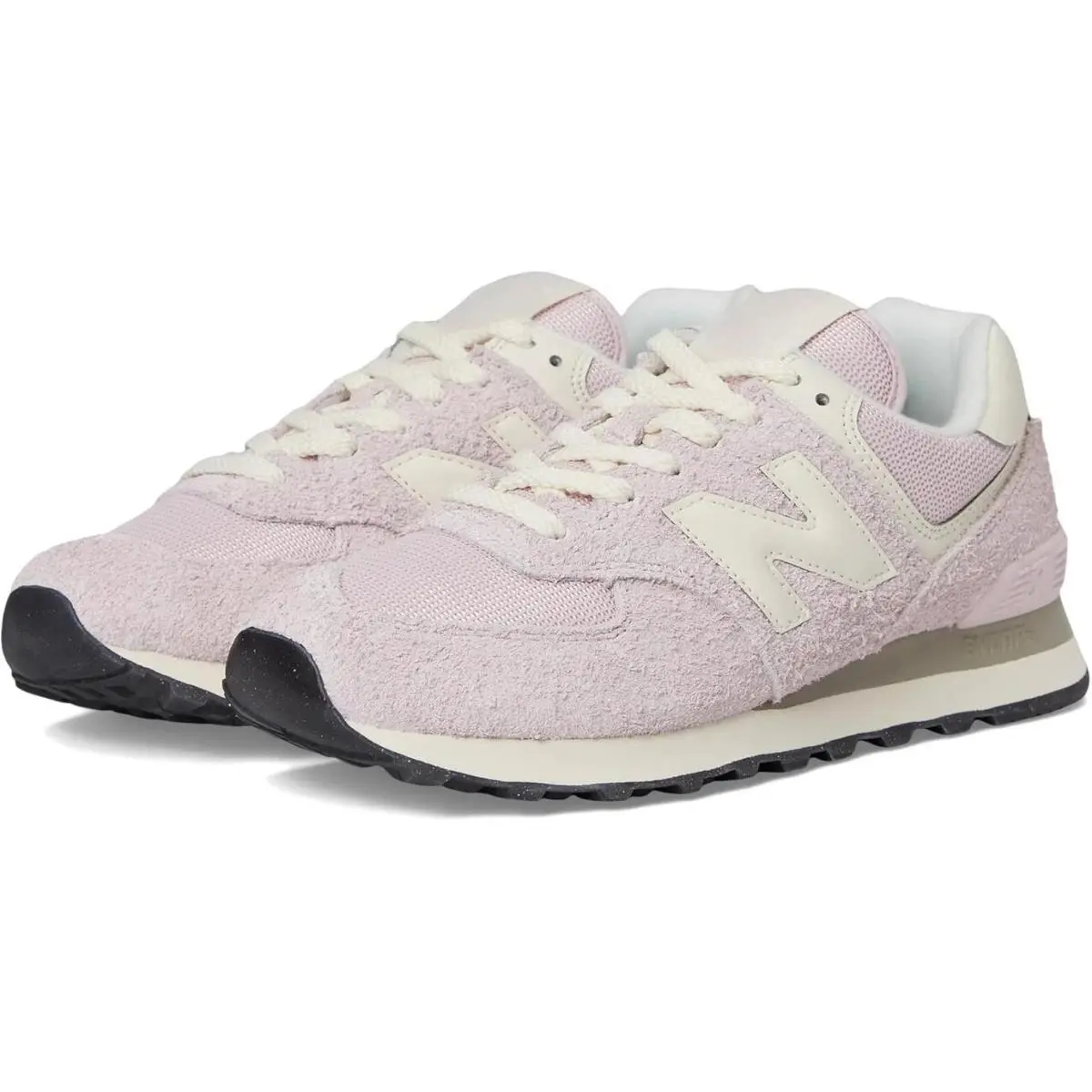 New Balance 574 WL574CPP Sneakers Womens US 8 Pink Suede Lifestyle Shoes LIQ1073