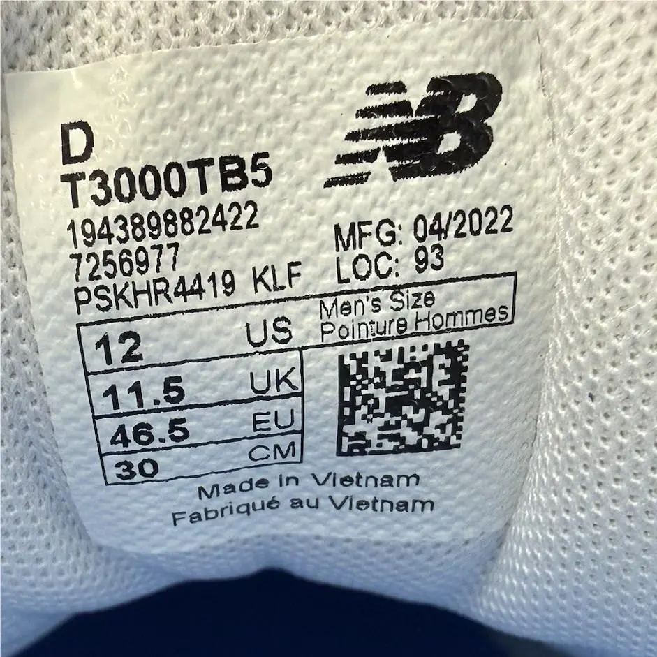 New Balance shoes - New Balance Fresh Foam 3000v5 - T3000TB5 - Blue, Manufacturer: Royal Blue / White 10