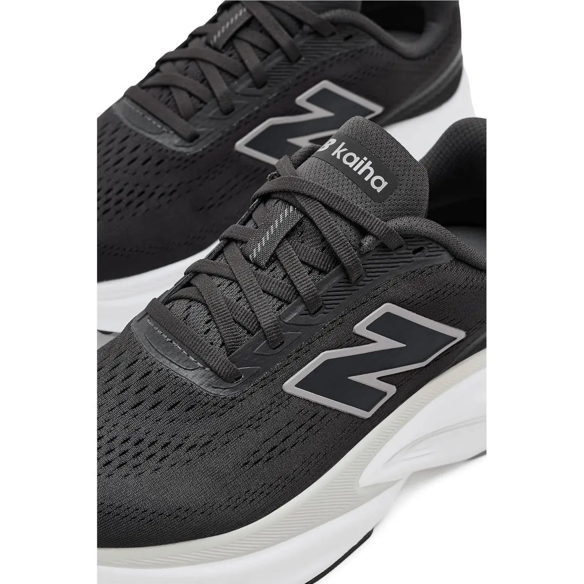 New Balance shoes - Black Cement/Silver Metallic 25