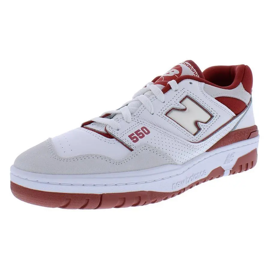 New Balance shoes - White/Red, Main: White 8