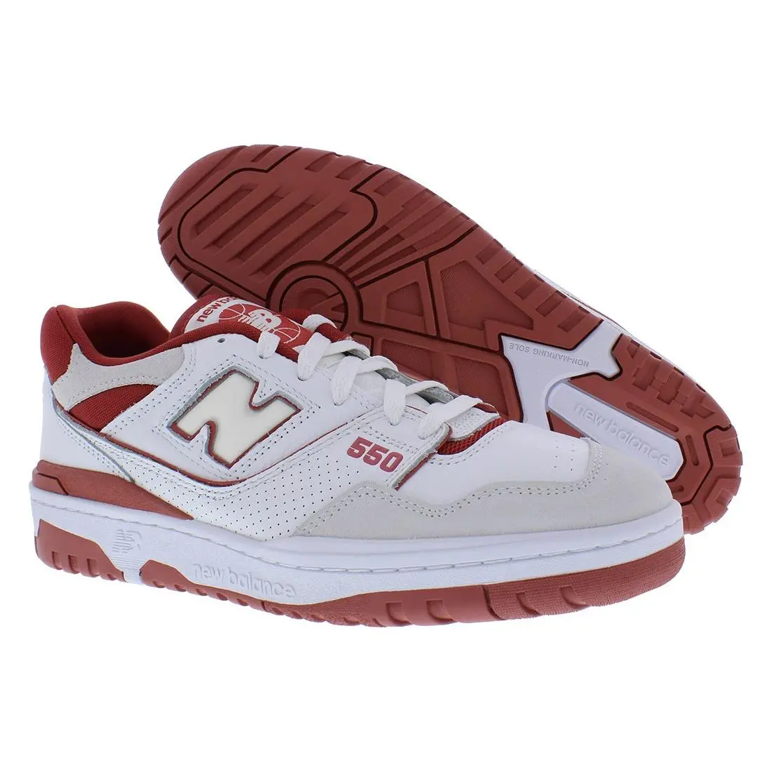 New Balance shoes - White/Red, Main: White 4