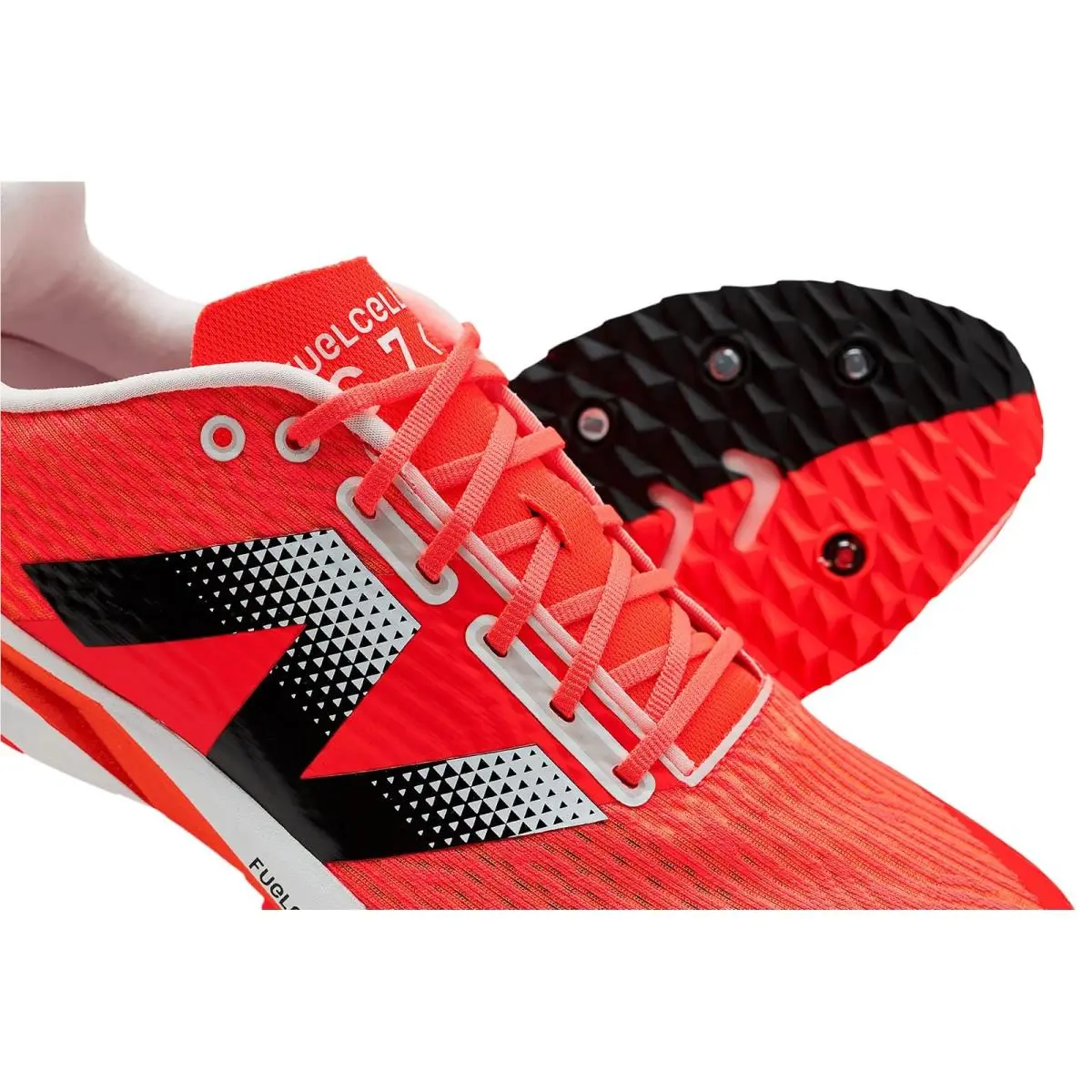 New Balance shoes - Urgent Red/Black/White 4