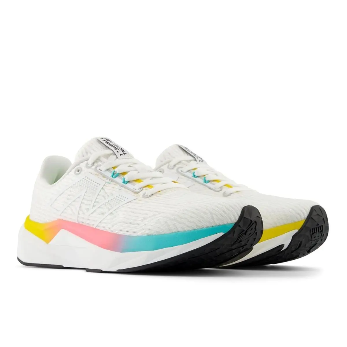 New Balance shoes - White/Cyber Jade/Ginger Lemon 0