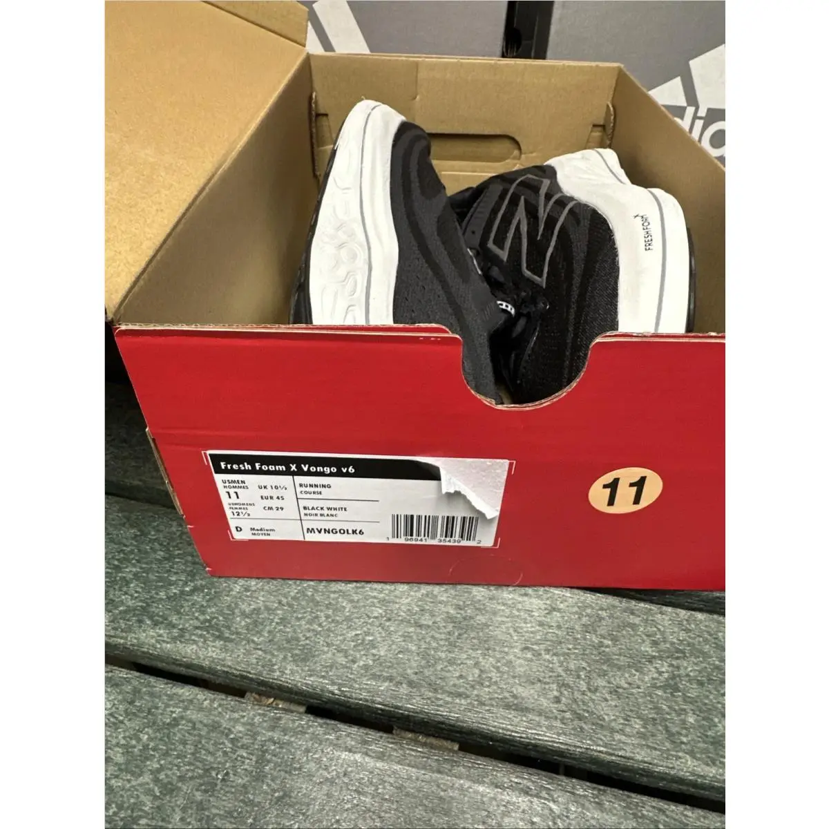 New Balance shoes - New Balance Fresh Foam Vongo - MVNGOLK6 - Black 23