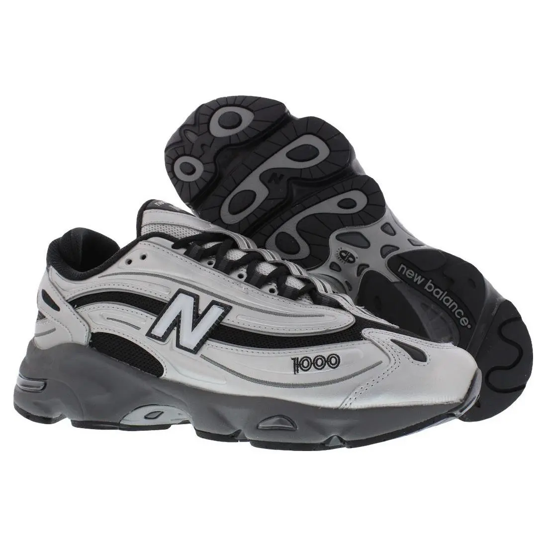 New Balance shoes - Grey/Green, Main: Grey 3