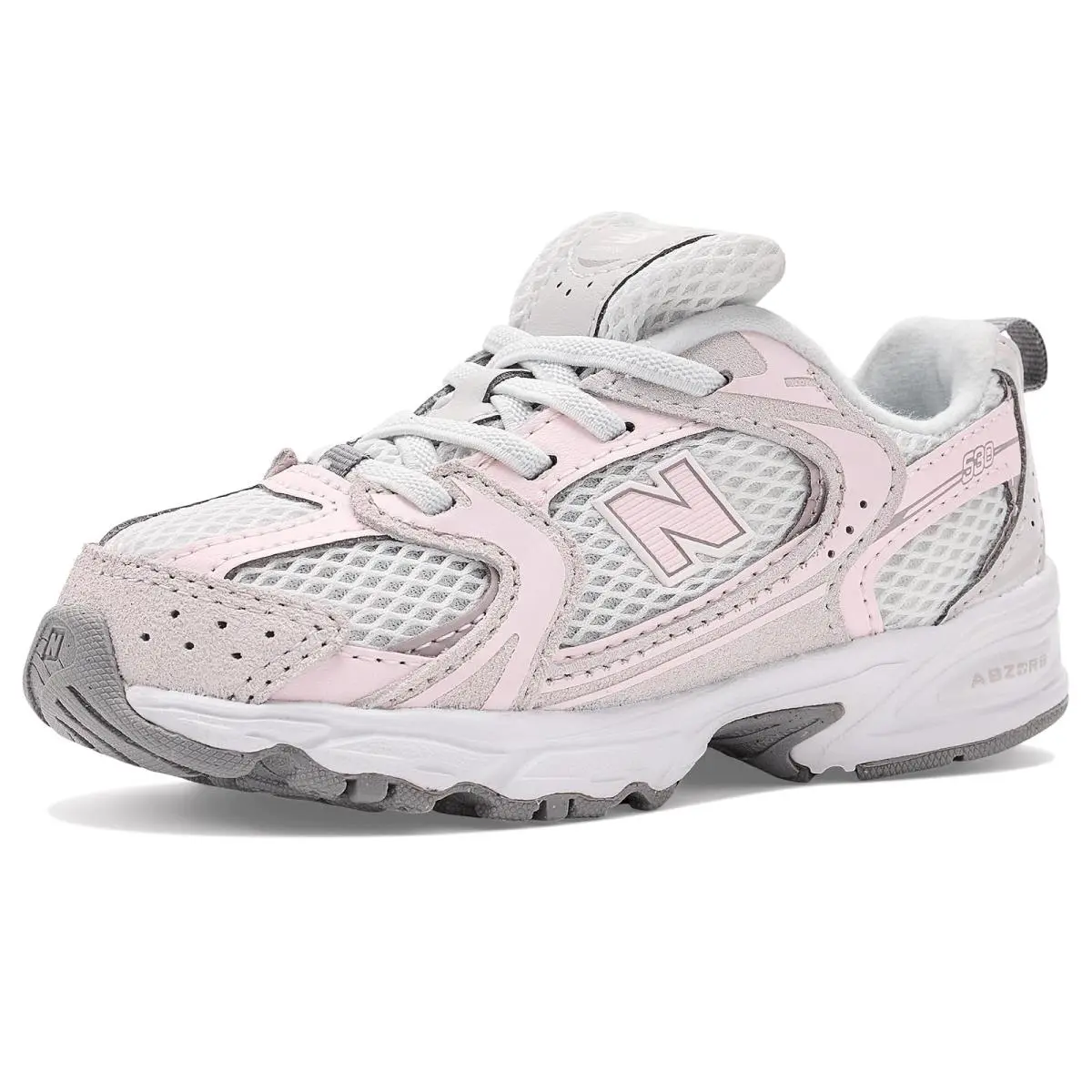 New Balance shoes - Grey Matter/Pink Salt 6