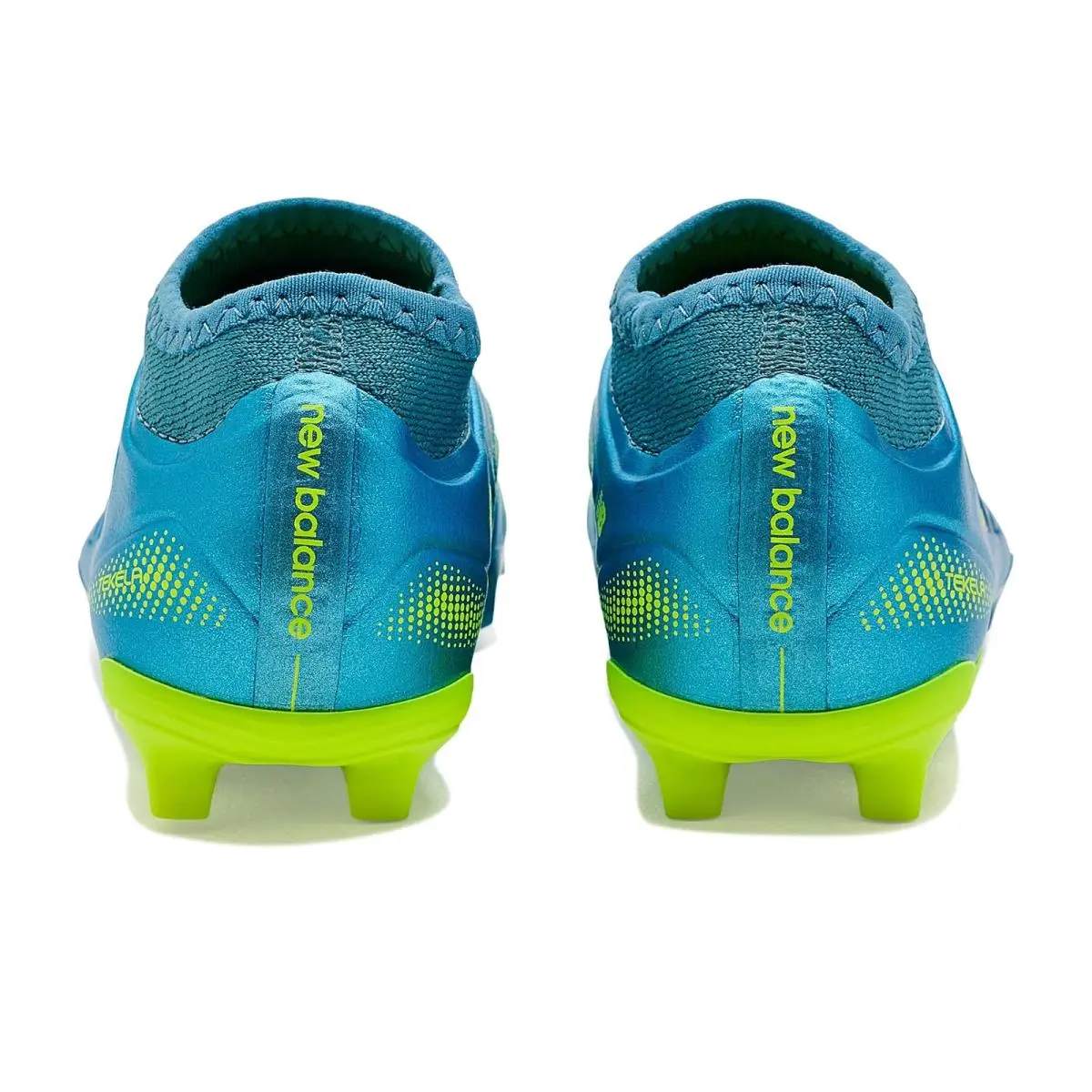 New Balance shoes - Metallic Blue/Alkaline Green 5