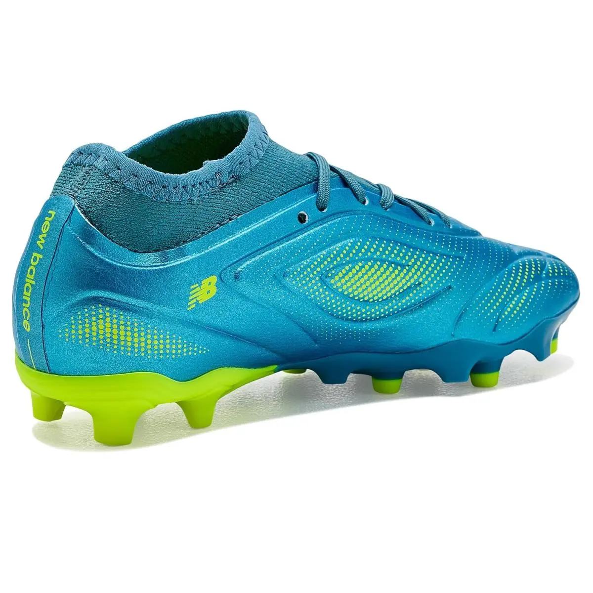 New Balance shoes - Metallic Blue/Alkaline Green 8