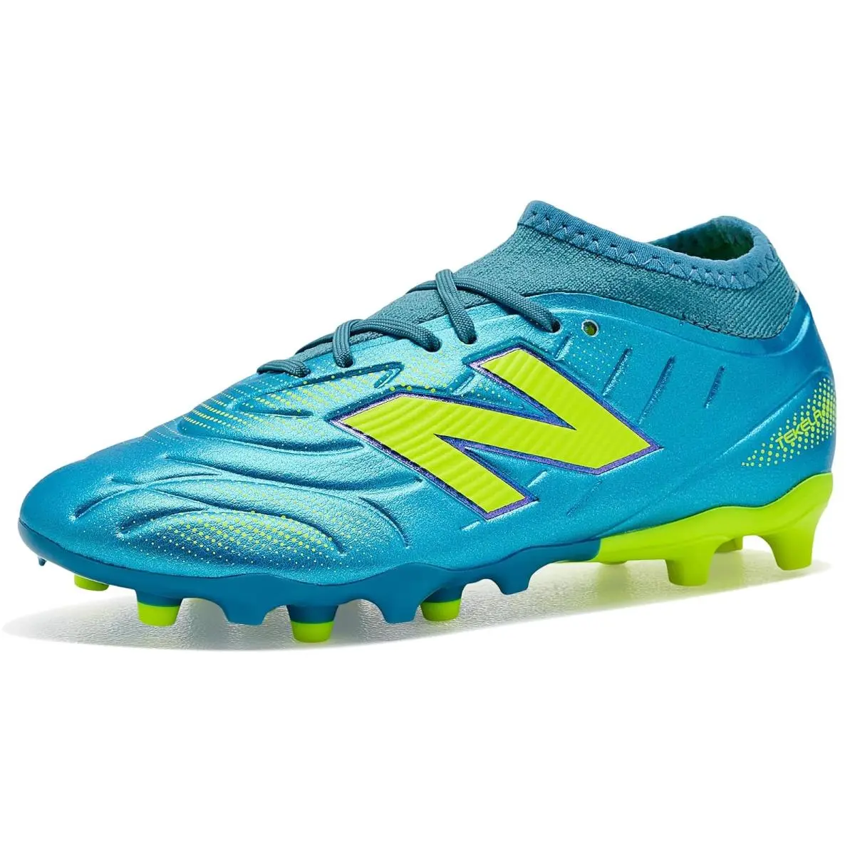 New Balance shoes - Metallic Blue/Alkaline Green 6