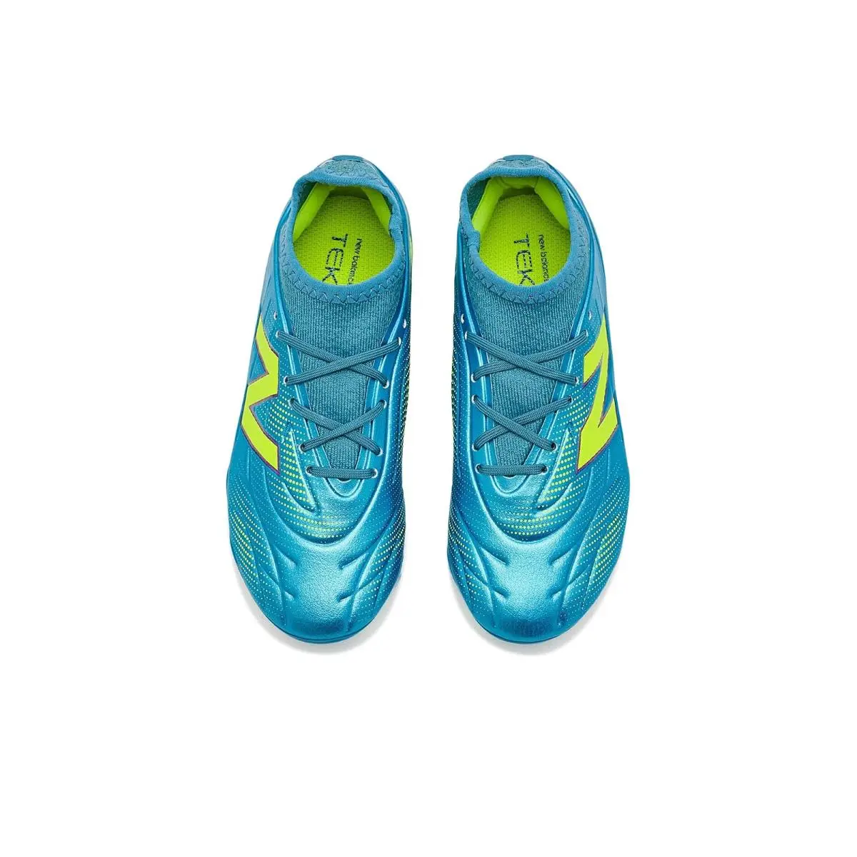 New Balance shoes - Metallic Blue/Alkaline Green 7
