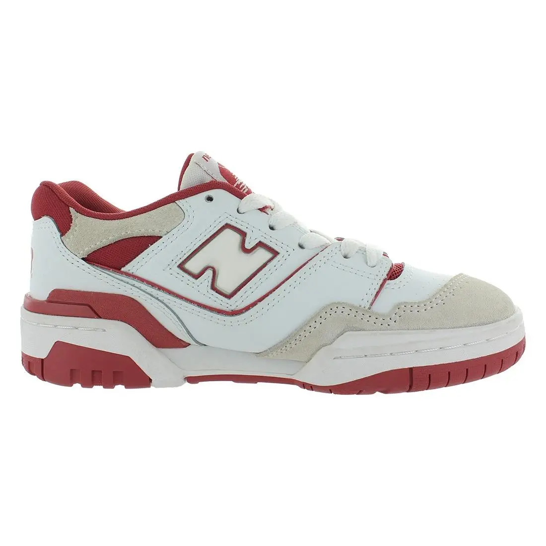 New Balance shoes - GSB550TF - GSB550TF - White/Red, Full: White/Red 3
