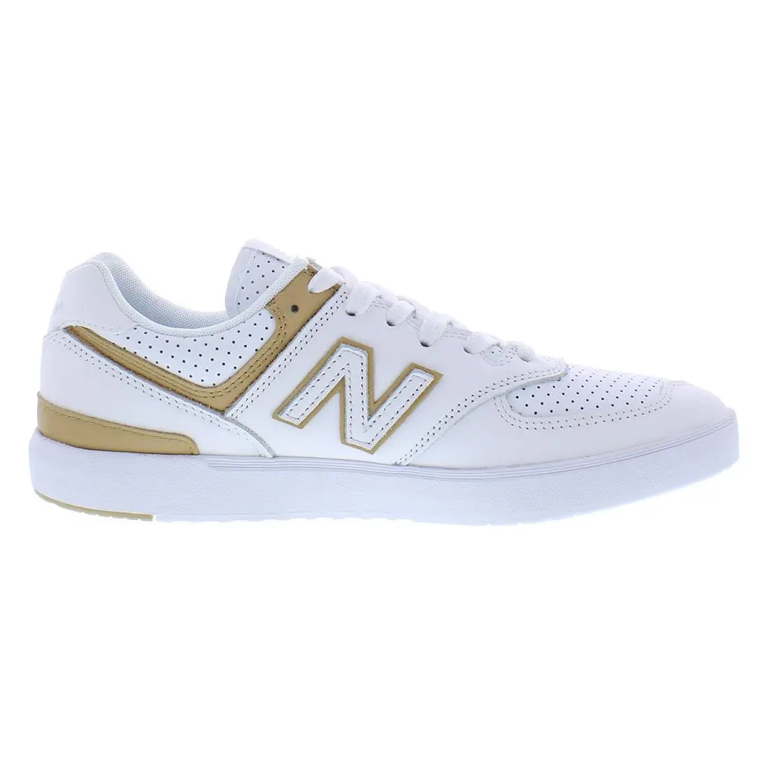 New Balance shoes - White/Brown, Main: White 1