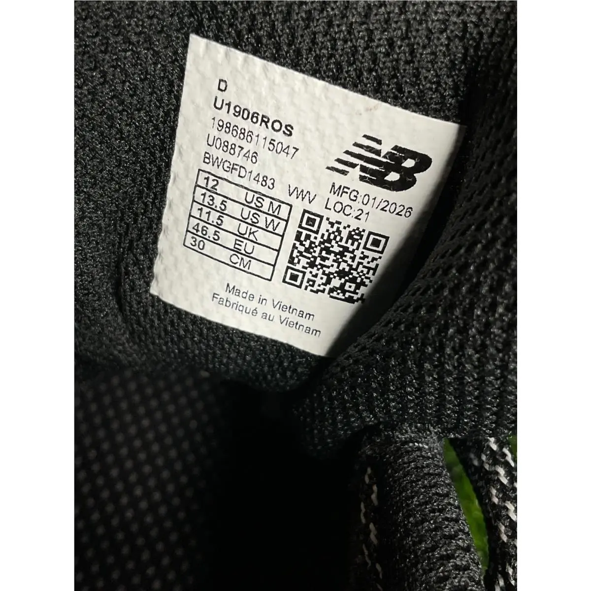 New Balance shoes - New Balance 1906 - U1960ROS - Black 39