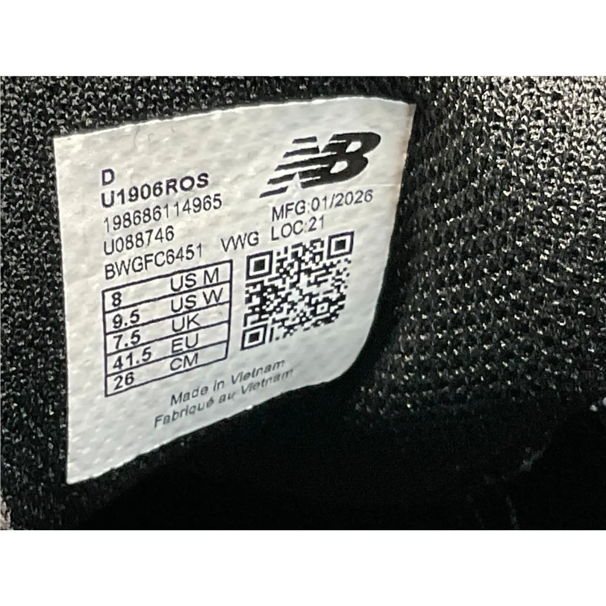 New Balance shoes - New Balance 1906 - U1960ROS - Black 14