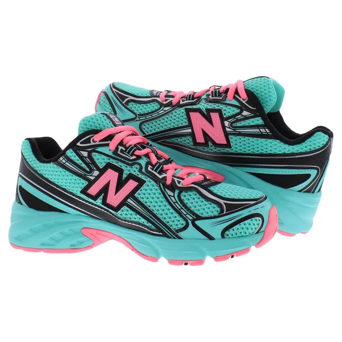 New Balance shoes - Green/Pink, Main: Green 1