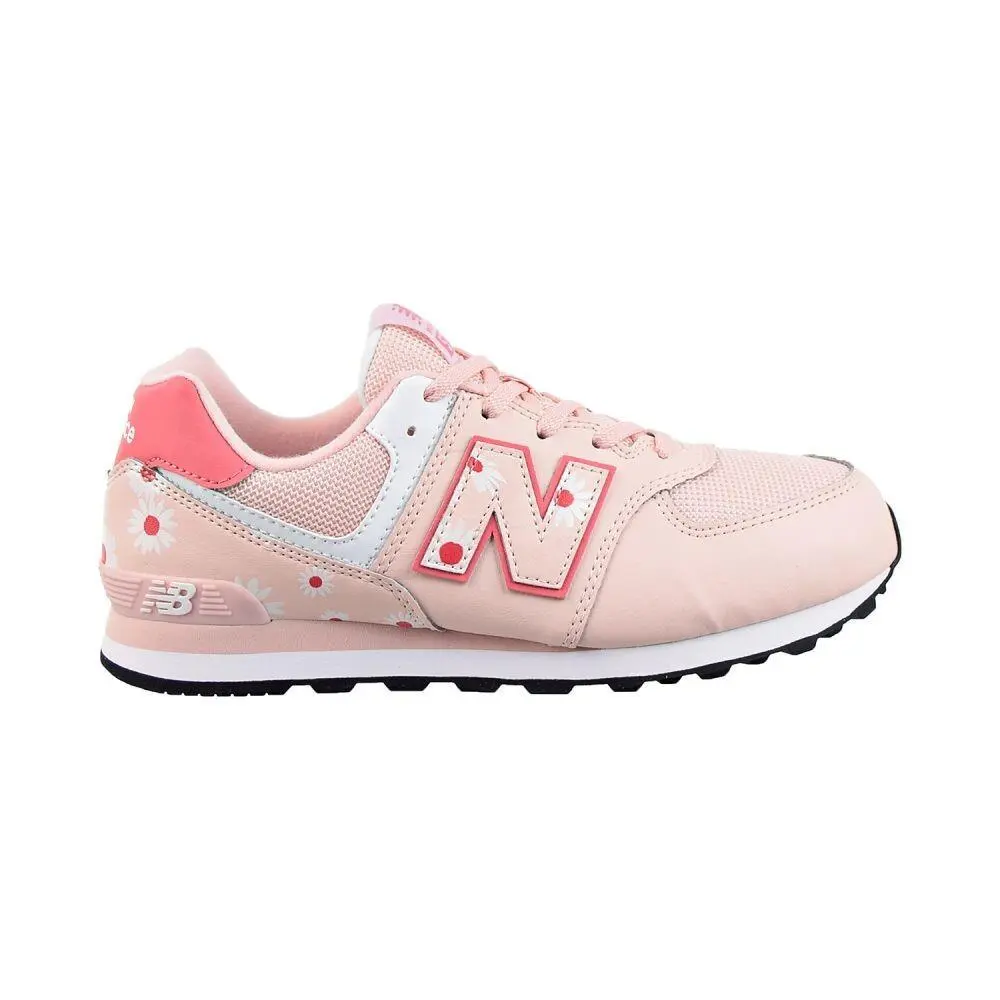 New Balance 574 Floral Big Kids` Shoes Pink Haze gc574-fs1