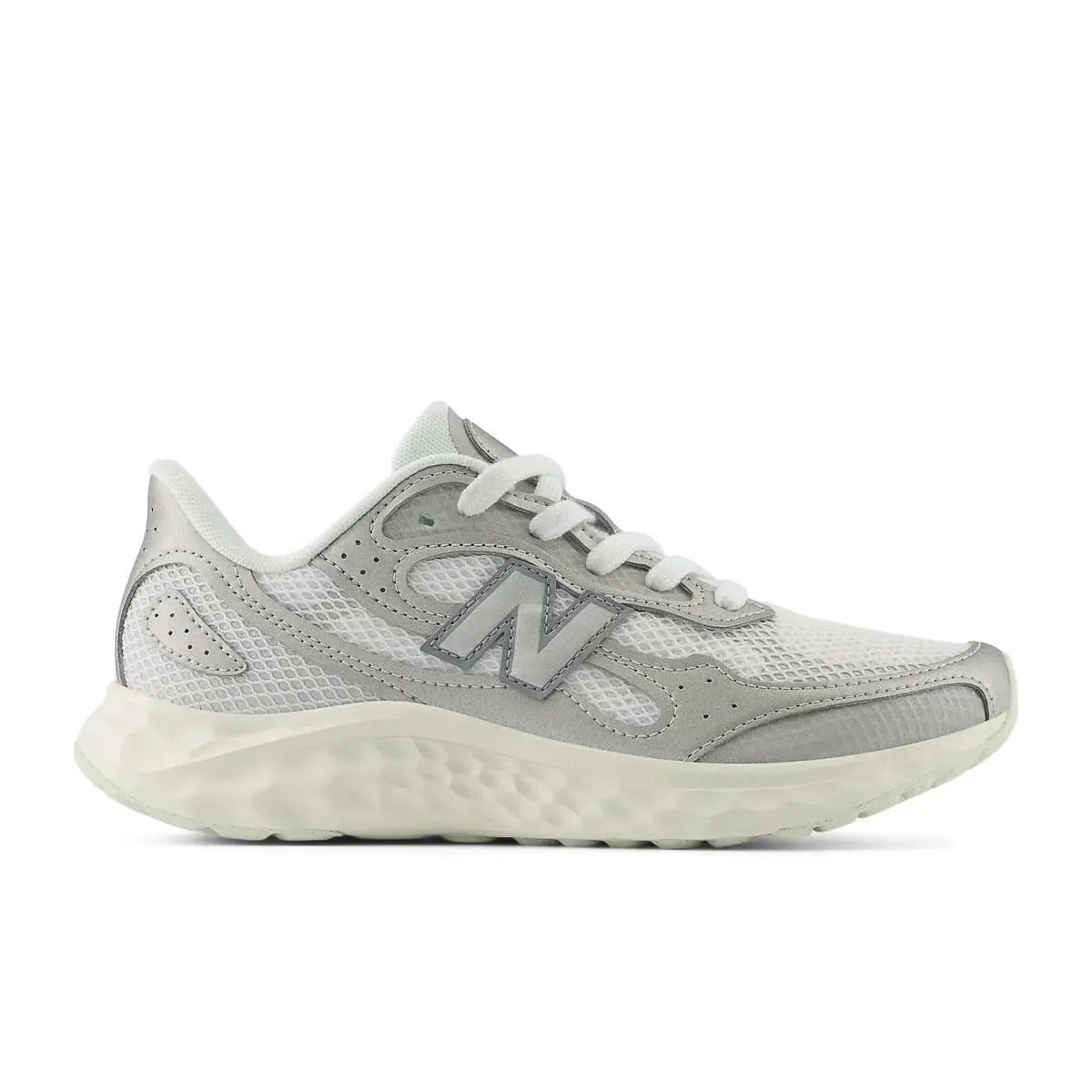 New Balance Fresh Foam Arishi v4 WARISTS4 Womens 7 Silver Running Shoes ZOGG3119