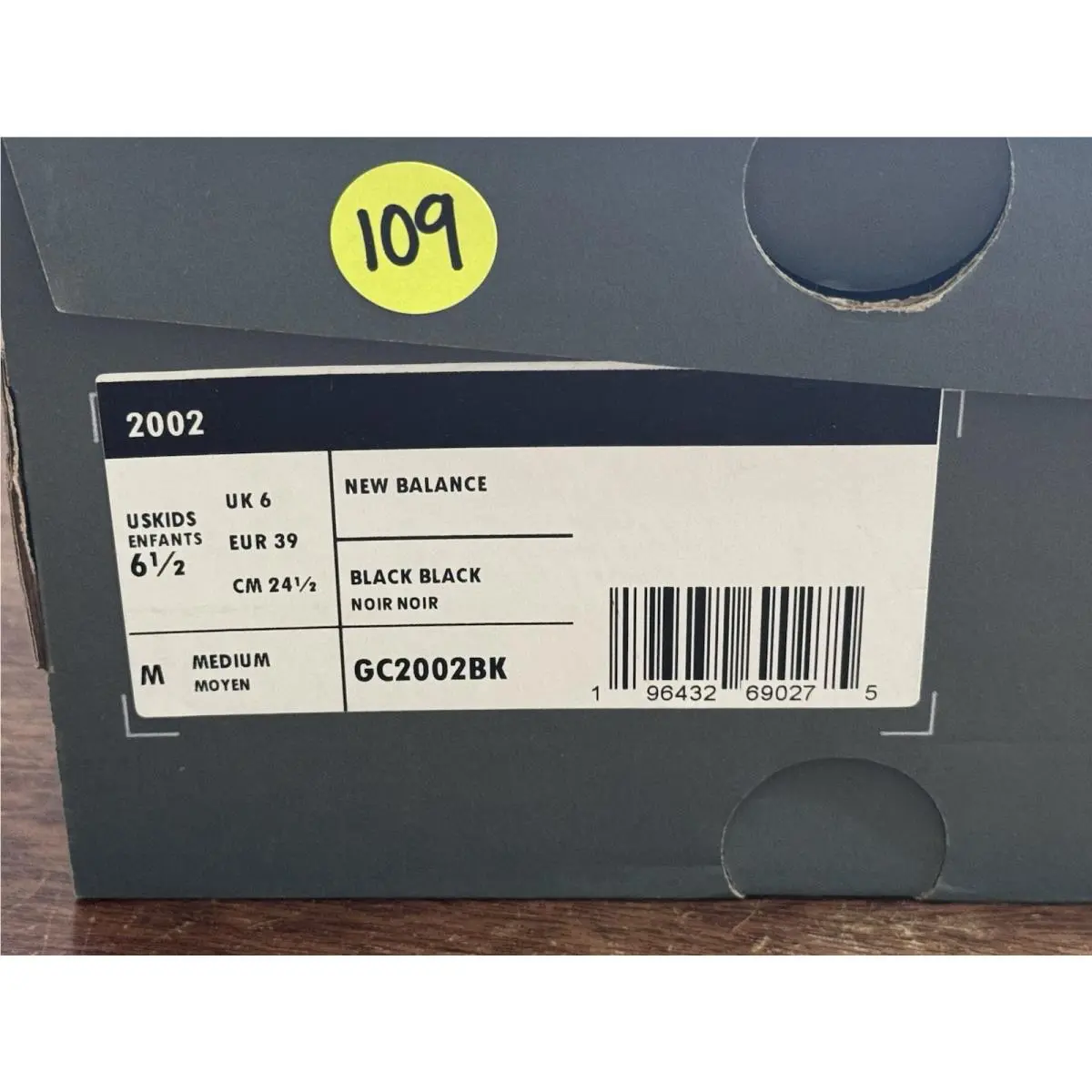 New Balance shoes - New Balance GC2002BK - Black 10