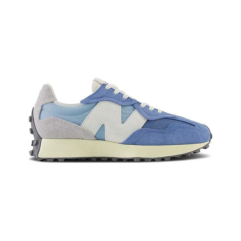 New Balance 327 Sneaker in Blue Laguna Suede Men`s Low-top