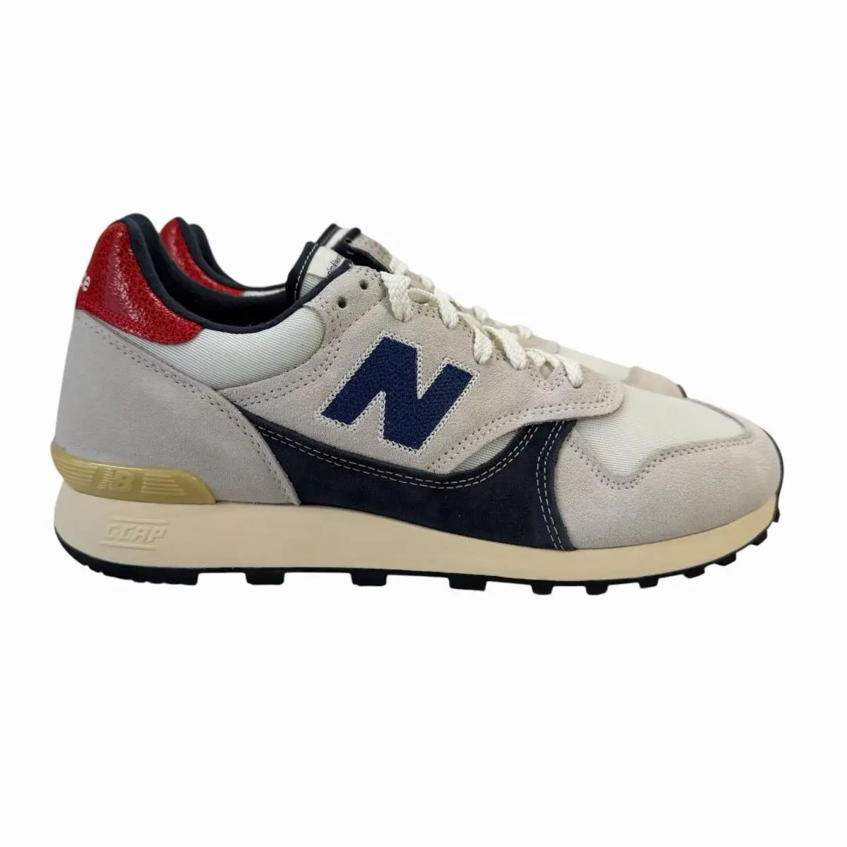 New Balance X Ald 475 Beige Blue Shoes M475AD1 Men`s Sizes 9.5 - 11