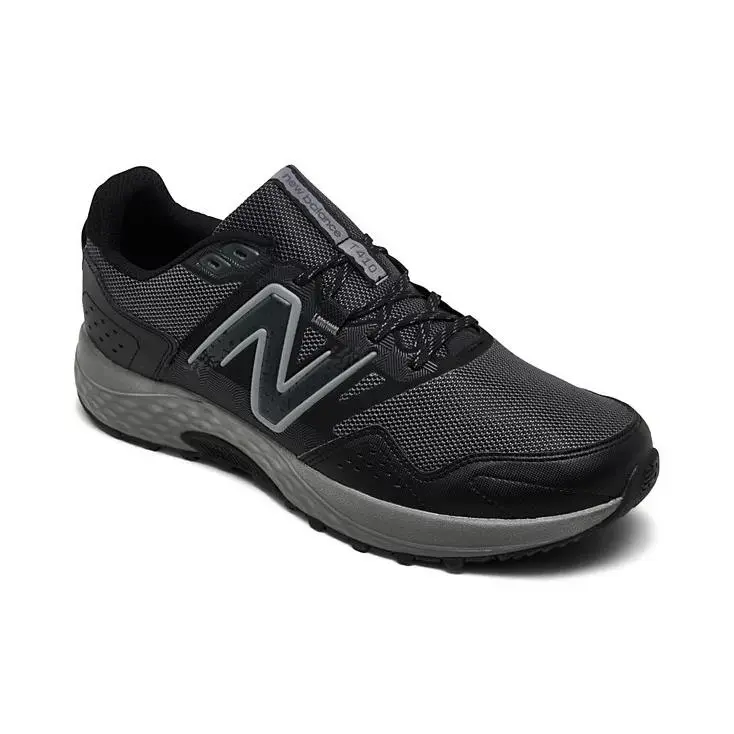 New Balance Men`s 410 V8 Trail Running Sneakers - Black 4E Wide Width