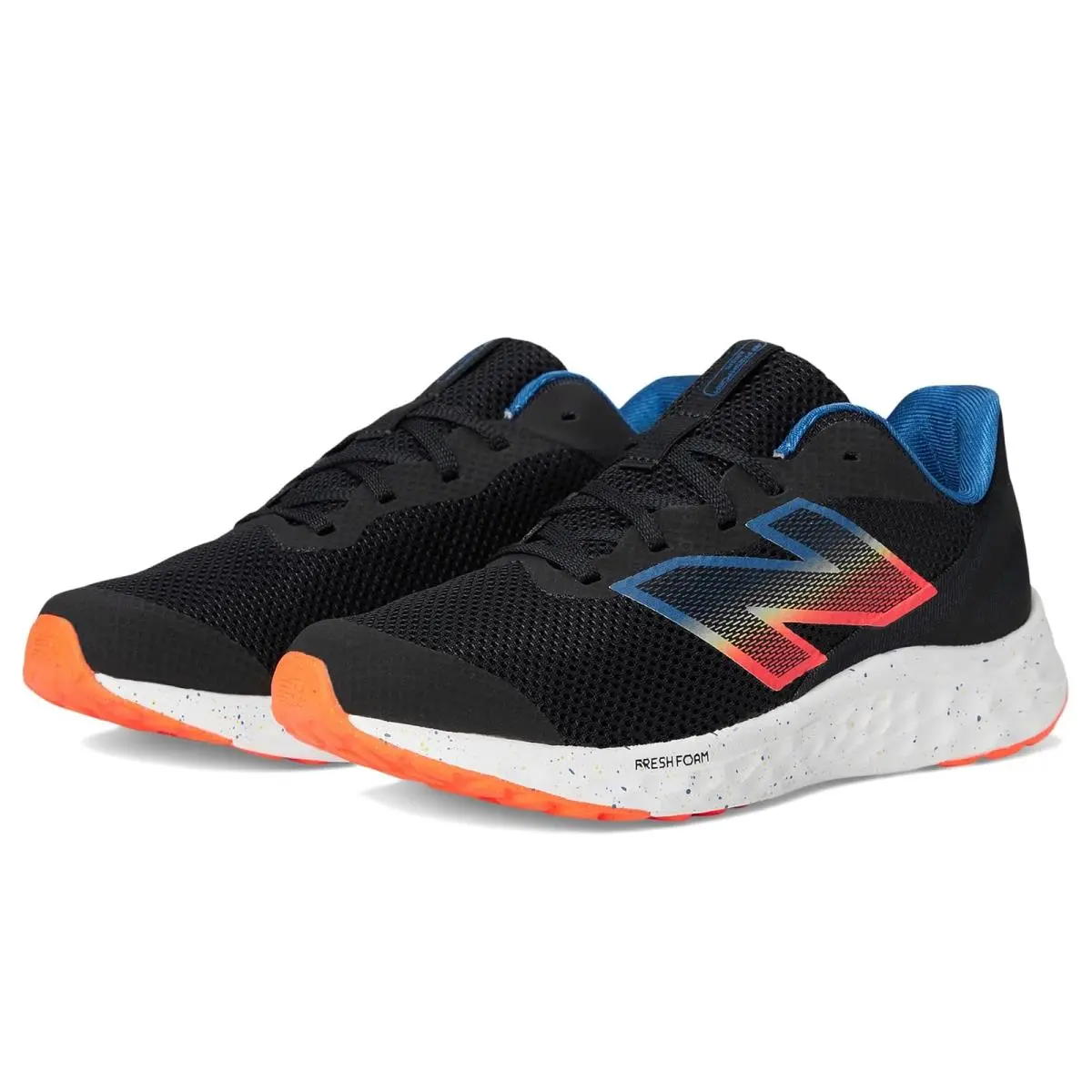 New Balance shoes - Black/Blue Agate/Blaze Orange 6