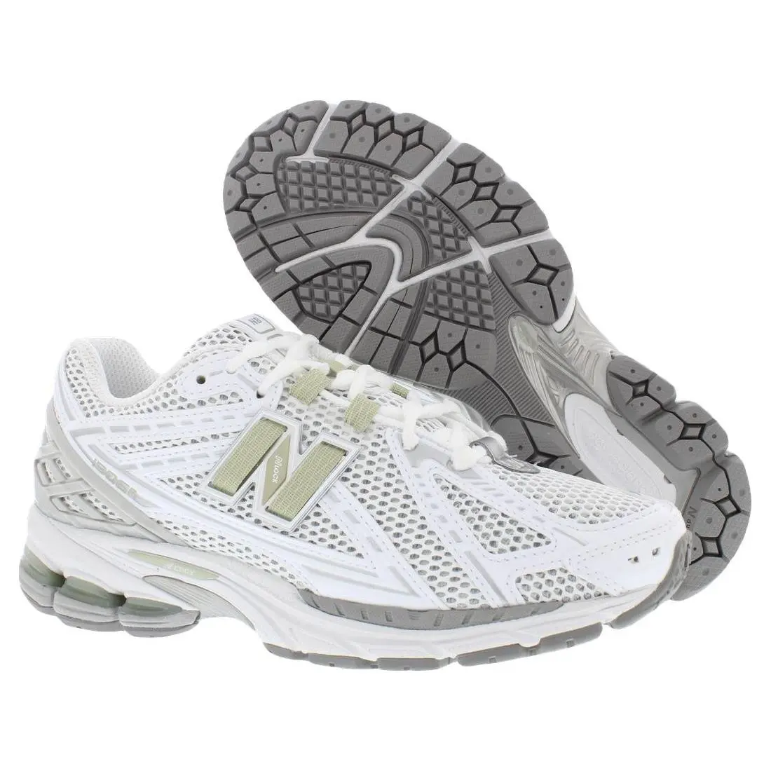 New Balance shoes - White/Green, Main: White 3