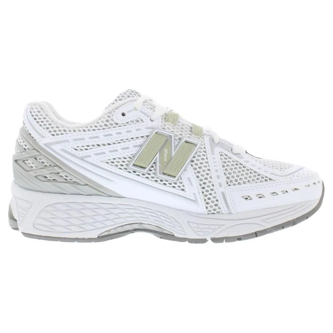 New Balance shoes - White/Green, Main: White 6