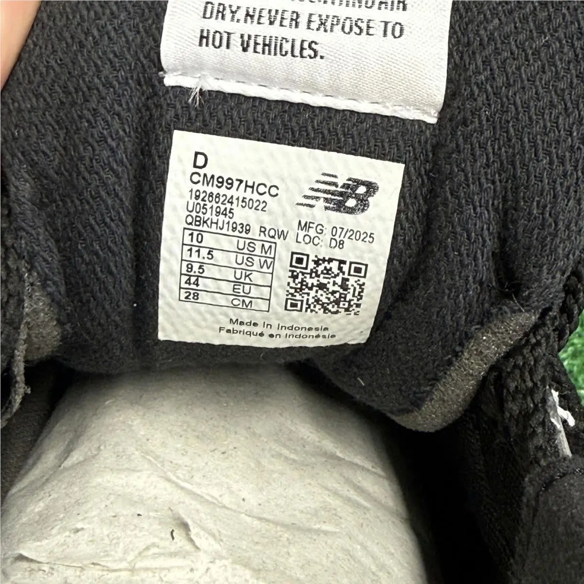 New Balance shoes - 997 Black Silver - Black Silver - CM997HCC - Black 10