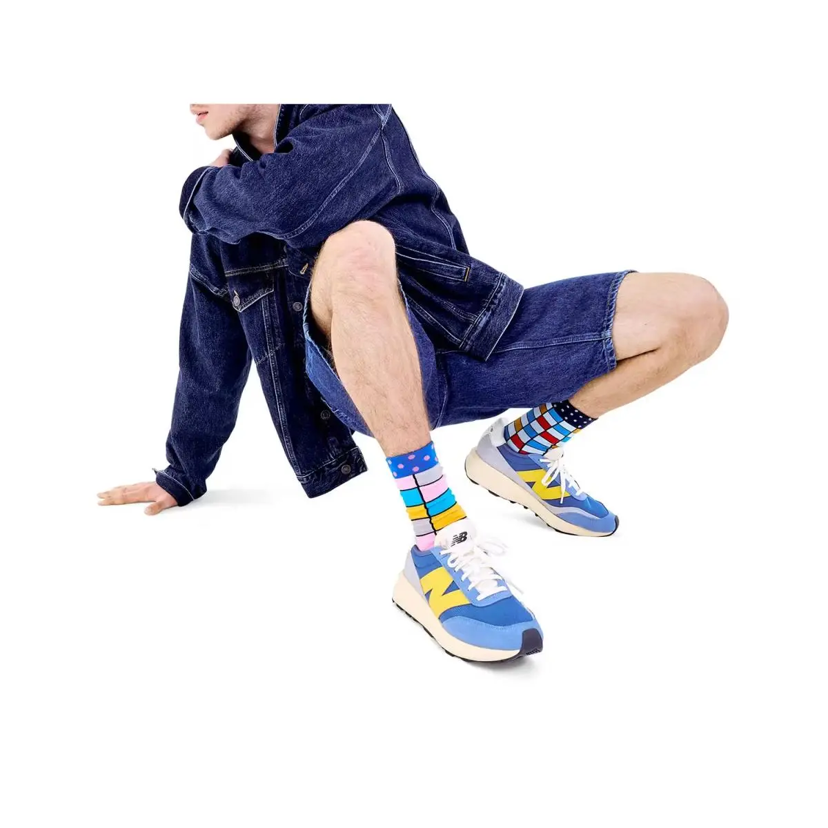 New Balance shoes - Blue/Yellow/Grey 1
