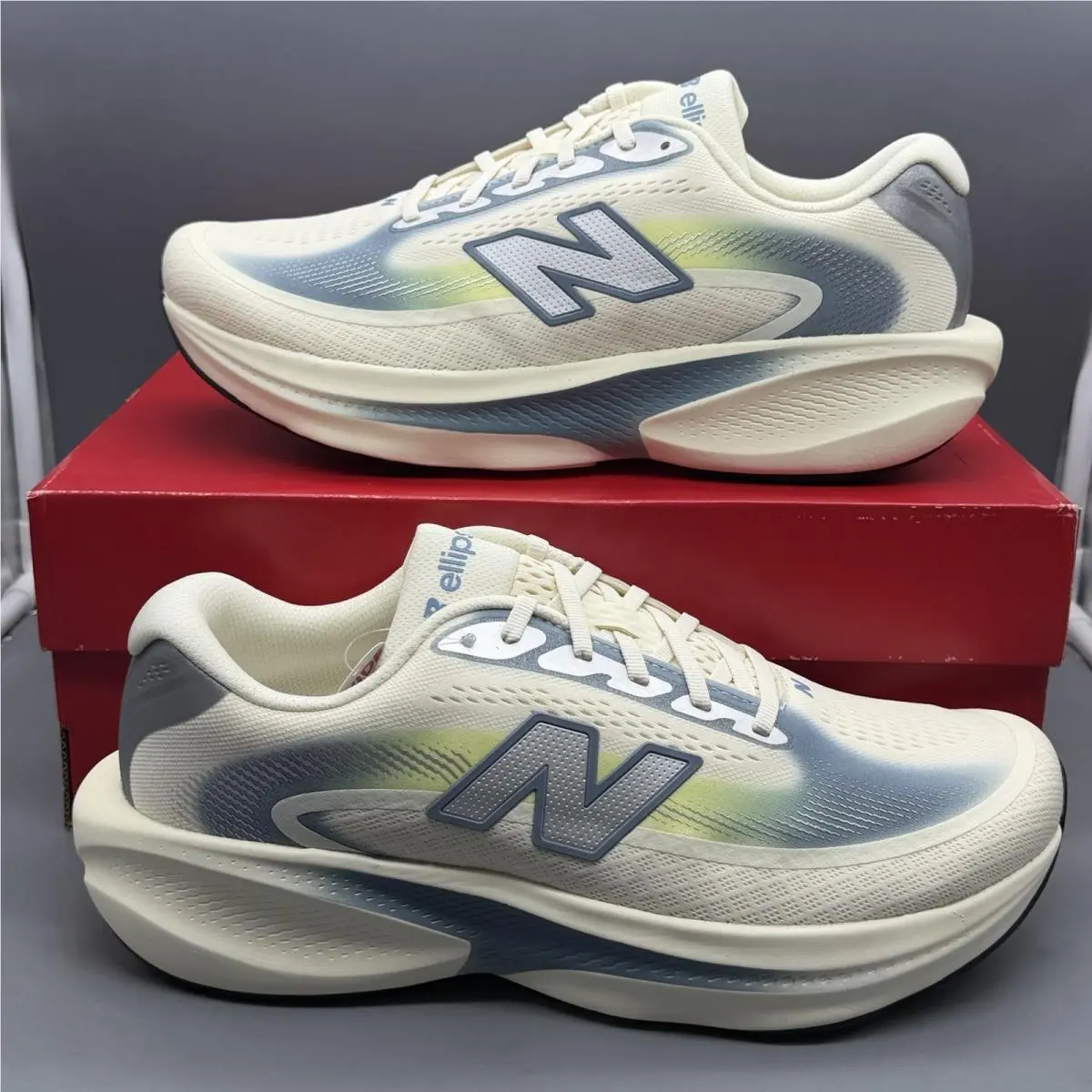 New Balance Ellipse V1 Men’s 10 2E Wide Running Training Gym Shoes ‘beige Blue’