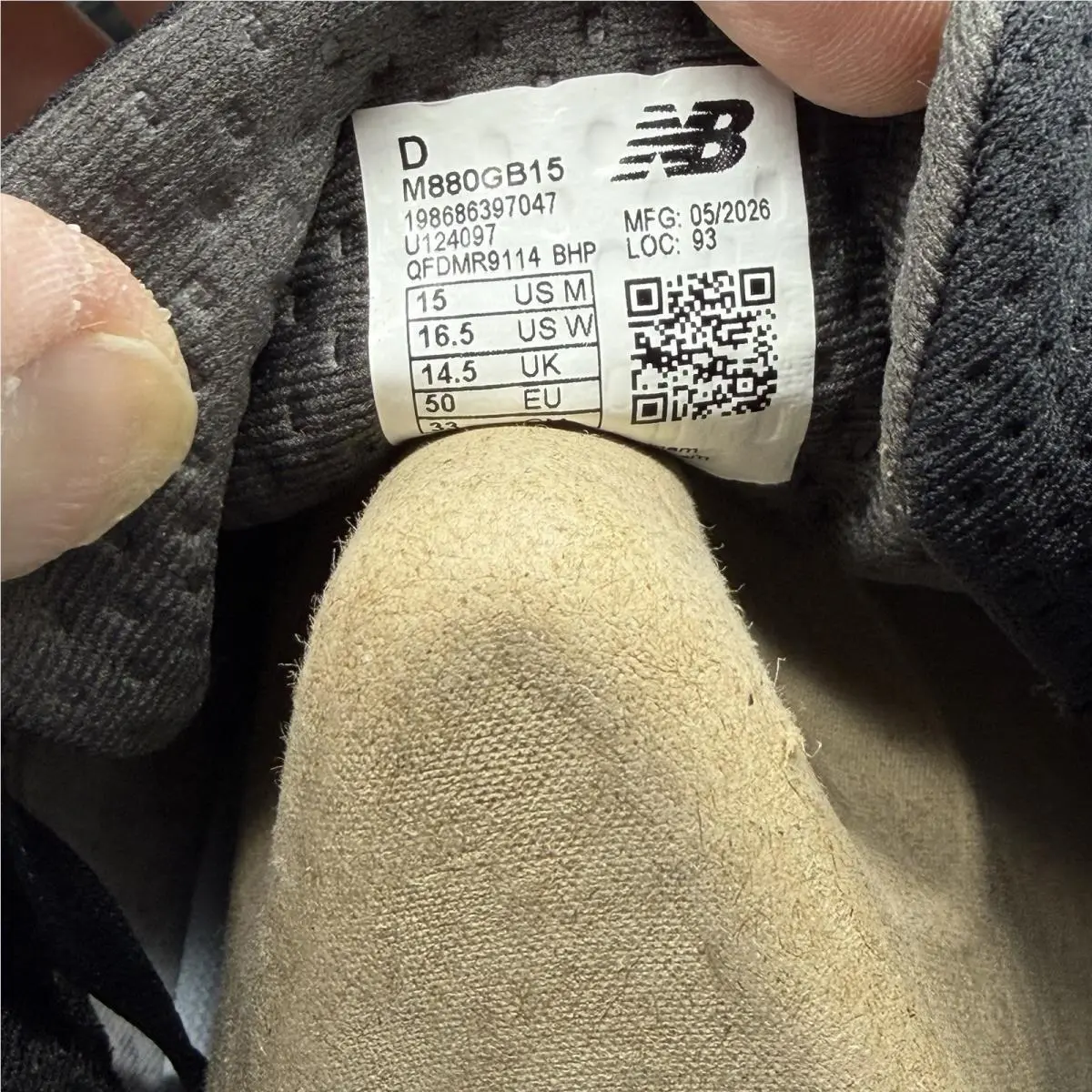New Balance shoes - New Balance Fresh Foam X 880v15 GORE-TEX - M880GB15 - Black (UPC: 0198686397047) 11