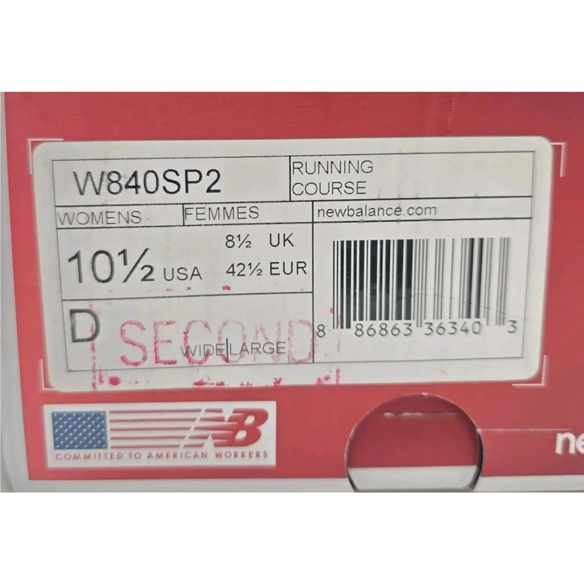 New Balance shoes - New Balance 840v2 - W840SP2 - Gray (UPC: 886863363403) 10