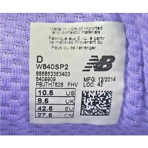 New Balance shoes - New Balance 840v2 - W840SP2 - Gray (UPC: 886863363403) 3