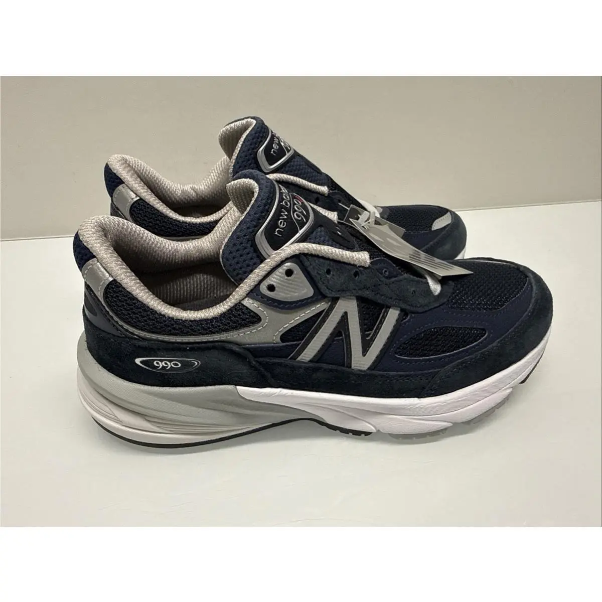 New Balance 990v6 Navy/silver W990NV6 Made in Usa Running Women`s 7.5 B