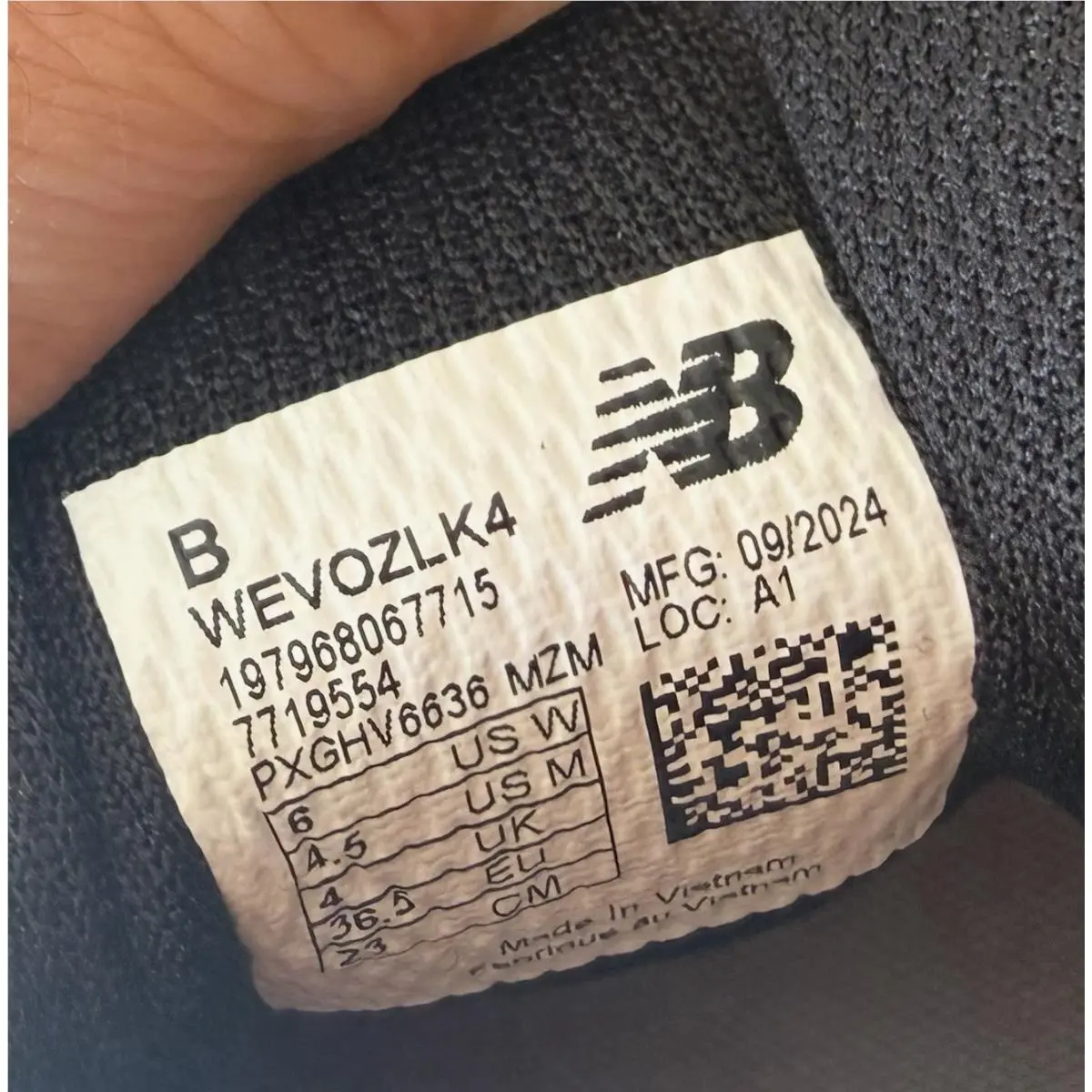 New Balance shoes - New Balance Fresh Foam - Fresh Foam - WEVOZLK4 - Black 6