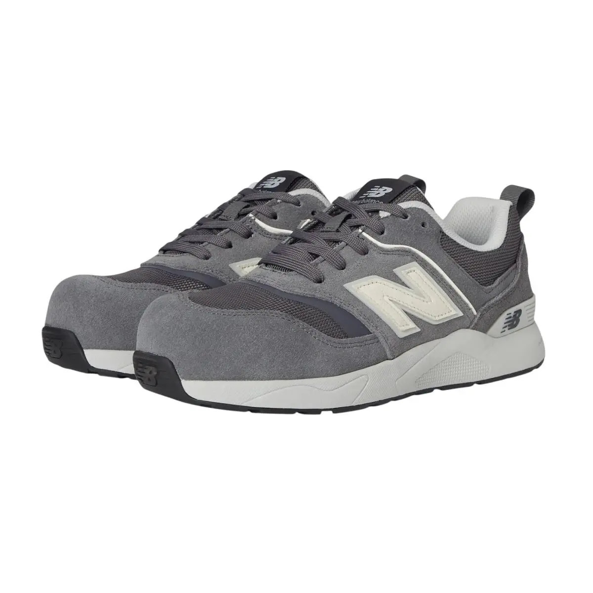 New Balance Mens Elite Lite Work Sneakers 11.5 Wide 2E Grey White CT SR