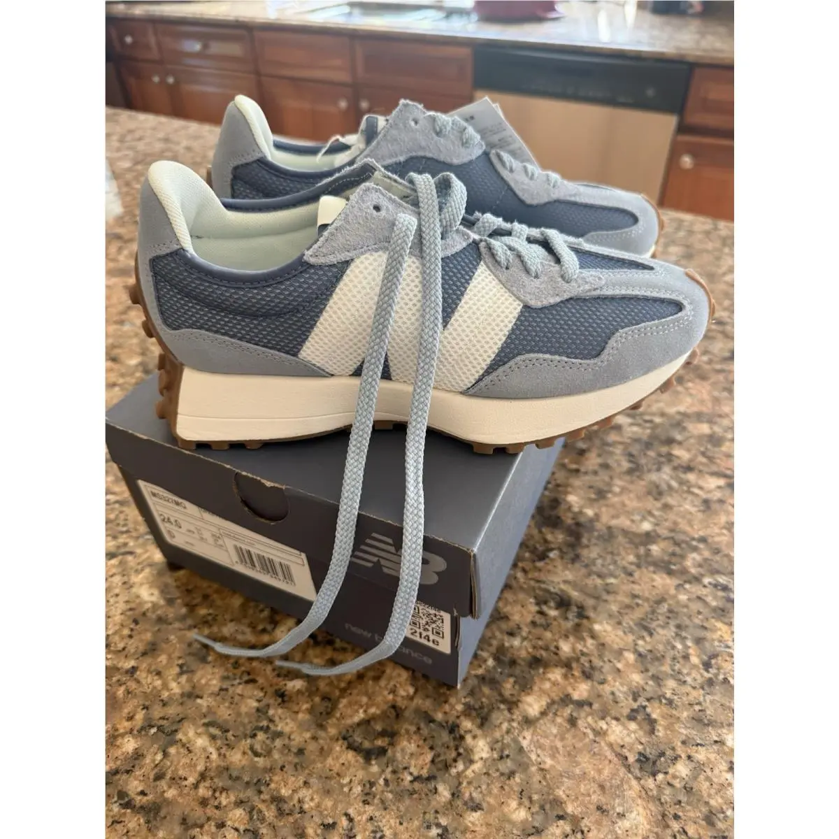 New Balance shoes - New Balance 327 - MS327MQ - Blue 0