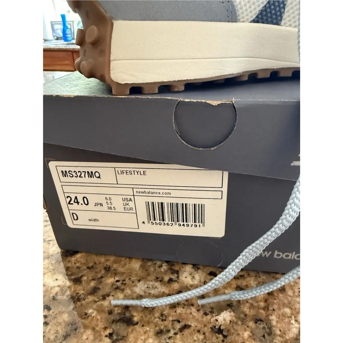 New Balance shoes - New Balance 327 - MS327MQ - Blue 1